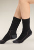 Womens Hike+ Medium Crew Black/Monsoon  105097