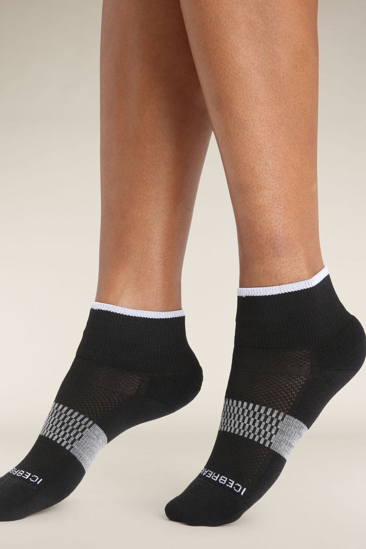 Womens Merino Multisport Light Mini Socks Black/Snow 105127