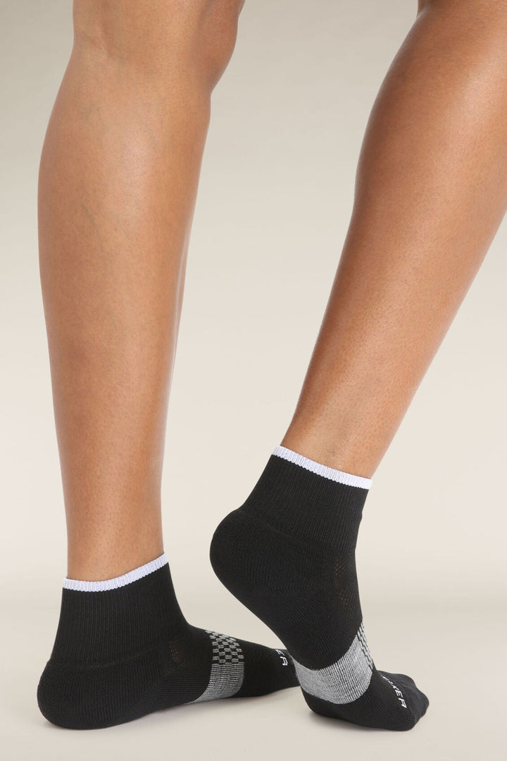 Womens Merino Multisport Light Mini Socks Black/Snow 105127
