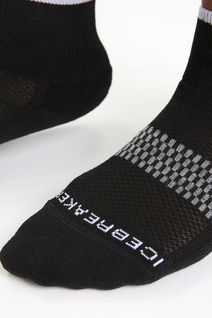 Womens Merino Multisport Light Mini Socks Black/Snow 105127