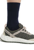 Womens Merino Lifestyle Fine Gauge Crew Socks Midnight Navy/ Loden 105253