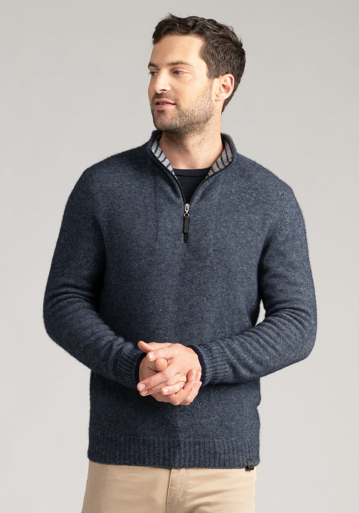 Mens 1/2 Zip with Stripes