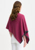 Womens Two Tone Poncho Magnolia/Slate 1623