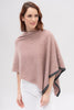 Womens Two Tone Poncho Rose Dust/Slate 1623