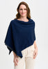 Womens Two Tone Poncho Zephyr/Slate 1623
