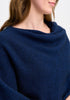 Womens Two Tone Poncho Zephyr/Slate 1623