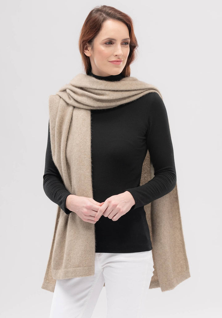 Womens Resort Wrap - Latte