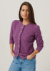 Womens Shell Cardigan Lilac 1736