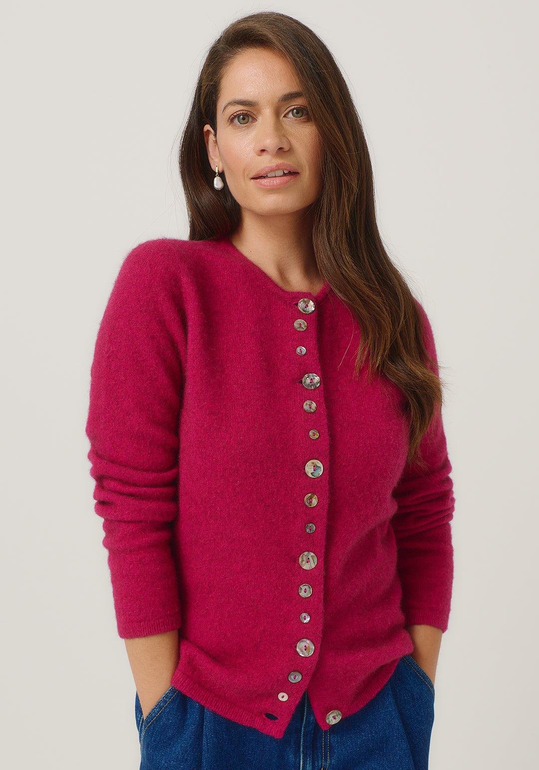 Womens Shell Cardigan Lupin 1736