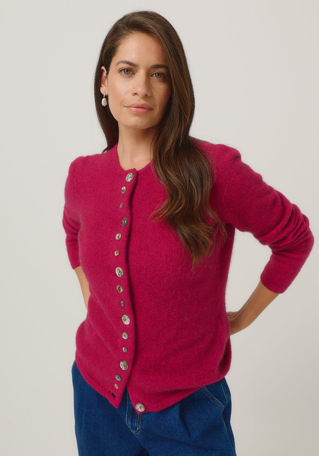 Womens Shell Cardigan Lupin 1736