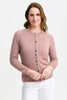 Womens Shell Cardigan Rose Dust 1736