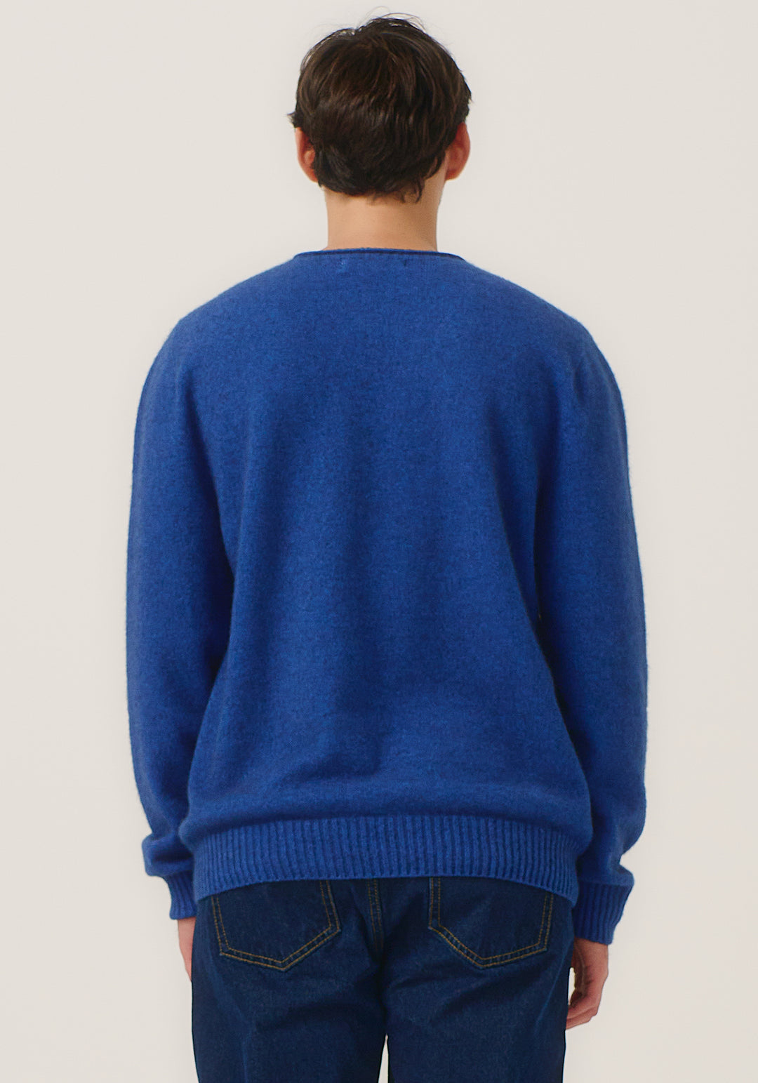 Mens Classic Crew Sweater Dusty Blue 1933