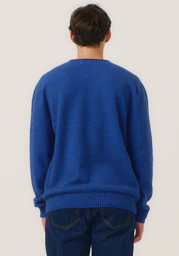 Mens Classic Crew Sweater Dusty Blue 1933