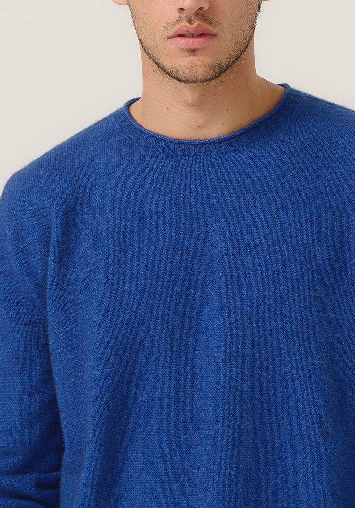 Mens Classic Crew Sweater Dusty Blue 1933