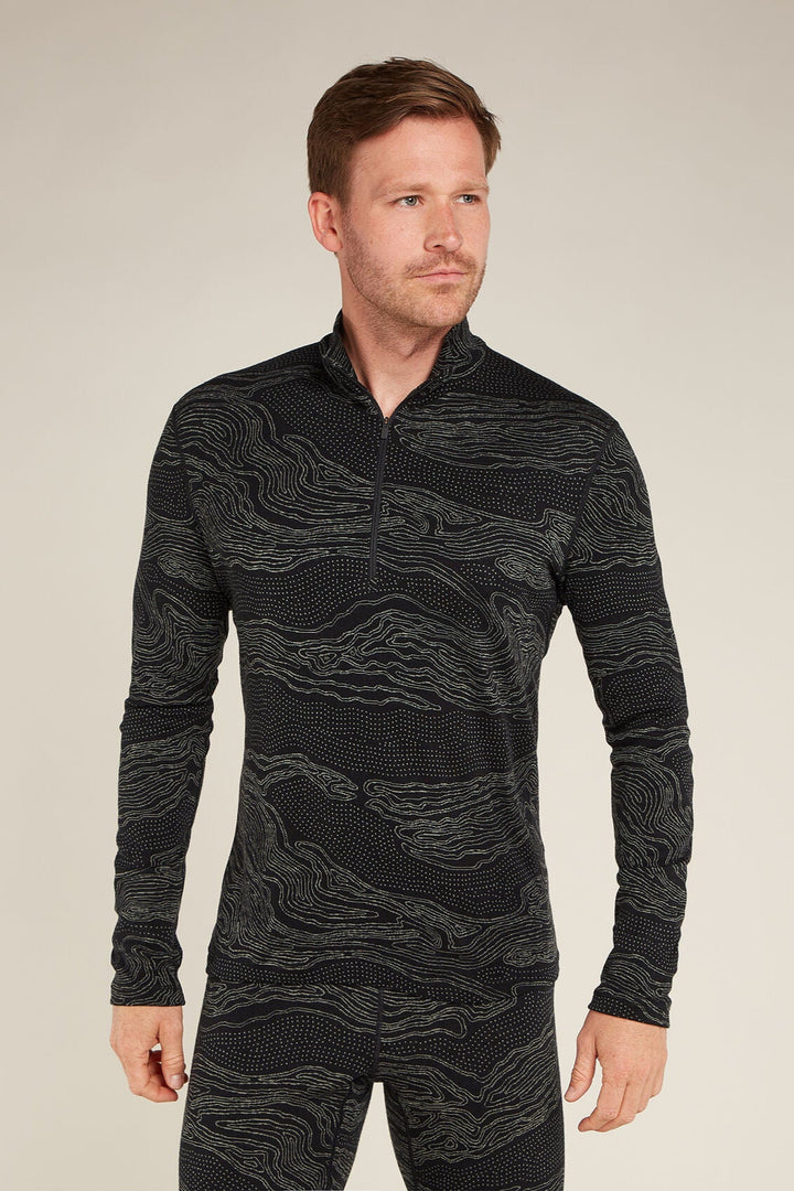 Mens Merino 260 Vertex Long Sleeve Half Zip Thermal Top Snow Guide