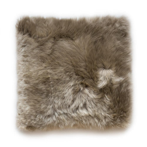 Sheepskin Cushion Cover Taupe R407