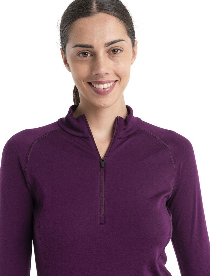 Womens 300 MerinoFine™ Polar LS Half Zip Thermal Top Nightshade IBBA56SL