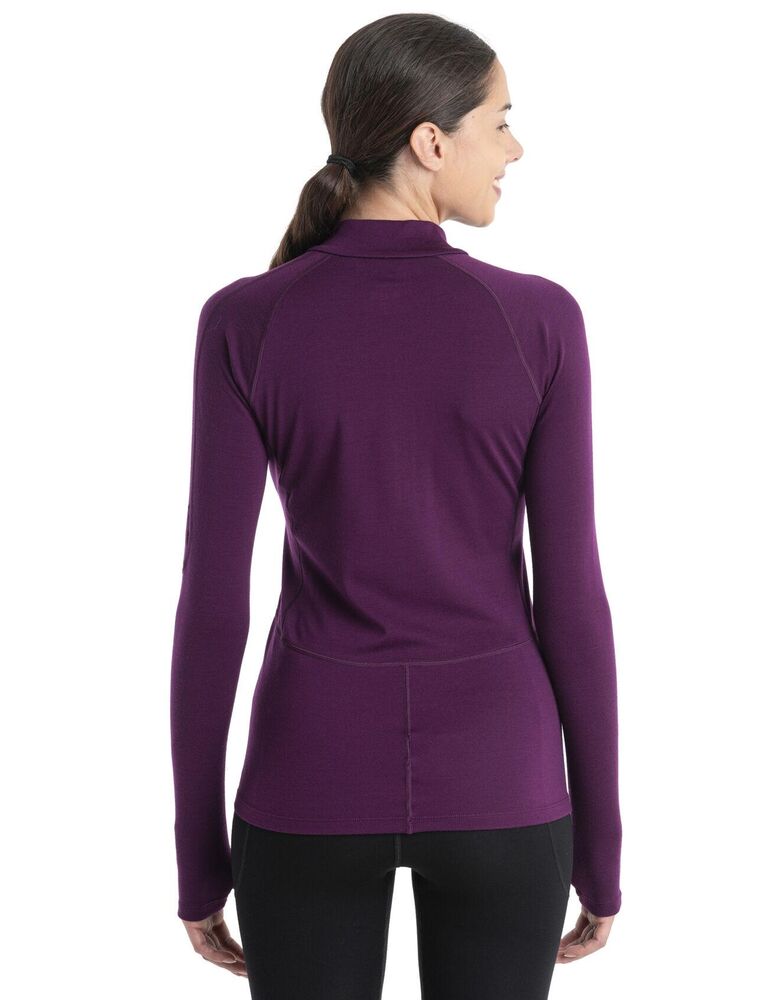 Womens 300 MerinoFine™ Polar LS Half Zip Thermal Top Nightshade IBBA56SL
