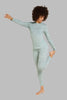 Womens Merino 260 Vertex L S Crewe Frozen Forms Moss 0A574M