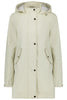 Womens Anika Rain Coat - Cream