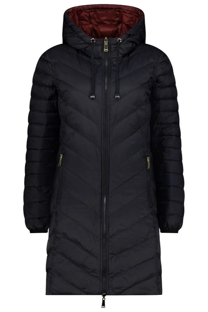 Womens Arnie Jacket - Black/Cabernet