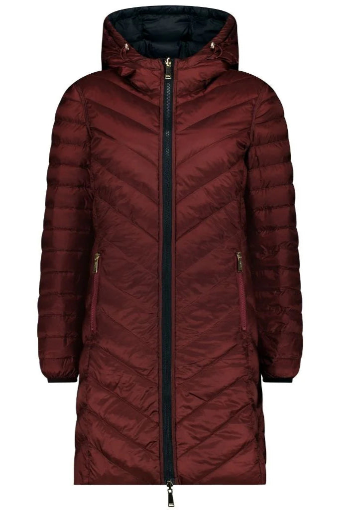 Womens Arnie Jacket - Black/Cabernet