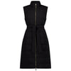 Womens Bella 90/10 Down Maxi Vest - Black