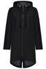 Womens Georgie Rain Coat -Black
