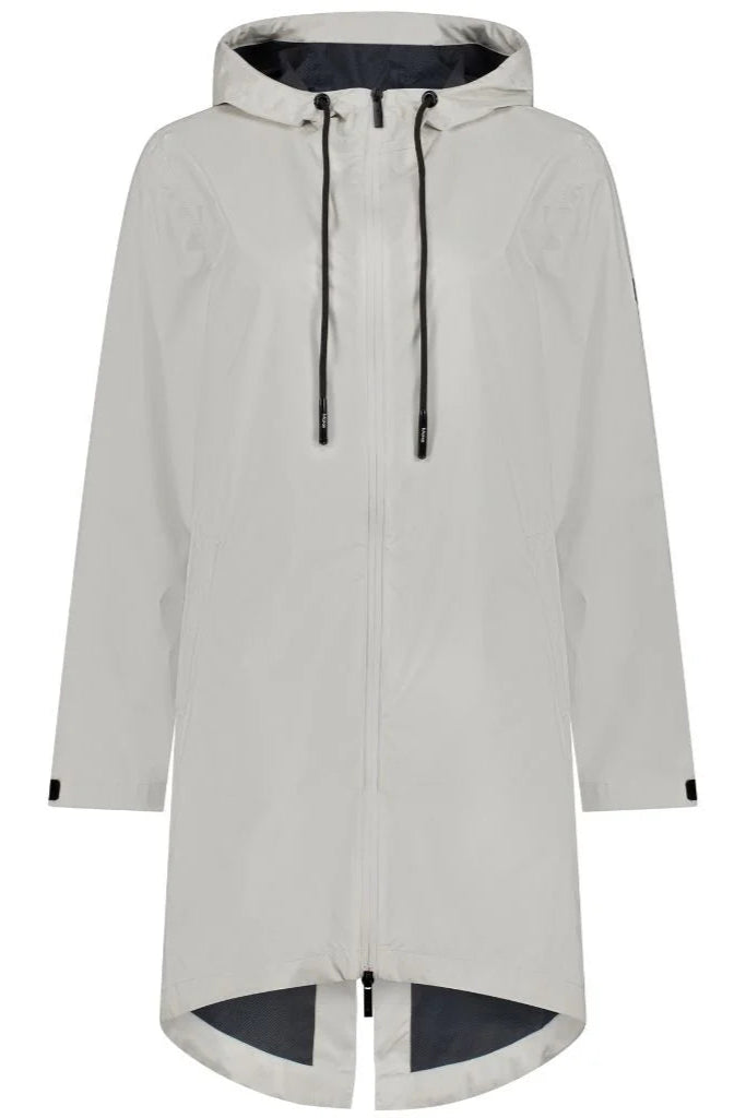 Womens Georgie Rain Coat - Ice Crystal