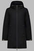 Womens Leila Waterproof Down Coat-Black