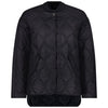 Womens Talei Quilt Bomber-Black