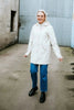 Womens Anika Rain Coat - Cream