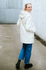 Womens Anika Rain Coat - Cream