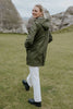 Womens Anika Rain Coat - Loden