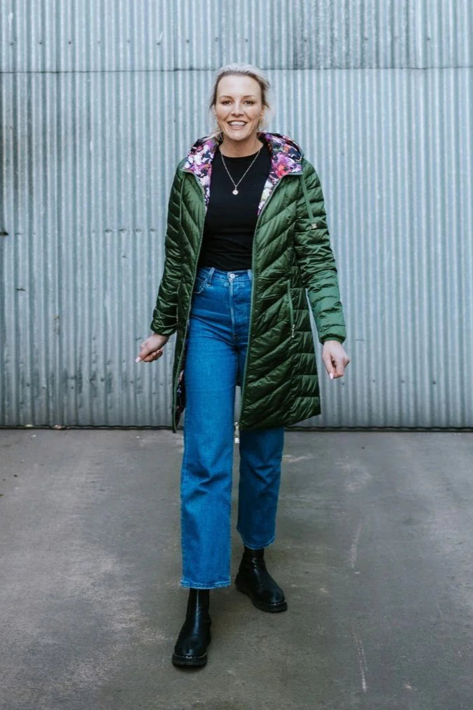 Womens Arnie Jacket - Cypress/Purple