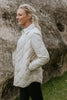 Womens Ash  90/10 Down Overshirt - Cream