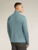 Mens Merino 300 Original Long Sleeve Half Zip Top Blue Ash B00871