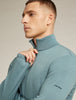Mens Merino 300 Original Long Sleeve Half Zip Top Blue Ash B00871