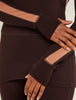 Womens Zoneknit LS Half Zip Jet Bittersweet BA56HI