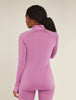 Womens 125 ZoneKnit™ LS Half Zip Thermal Top Deco BA56XF