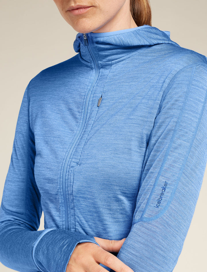 Womens Merino Blend 200 Realfleece™ Descender LS Zip Hoodie