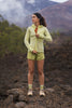 Womens Merino Blend 200 Realfleece™ Descender LS Zip Hoodie Citrine BA56YN