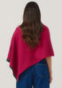 Womens Two Tone Poncho  Lupin/Slate 1623