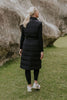 Womens Bella 90/10 Down Maxi Vest - Black