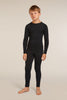 Kids 200 Oasis LS Crewe  Black 2yrs-14yrs 104501