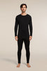 Mens Merino 260 Tech LS Crew Neck Thermal Top Black 104371