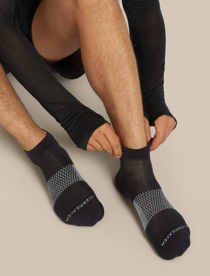 Mens Merino Multisport Light Micro Socks Black  105129