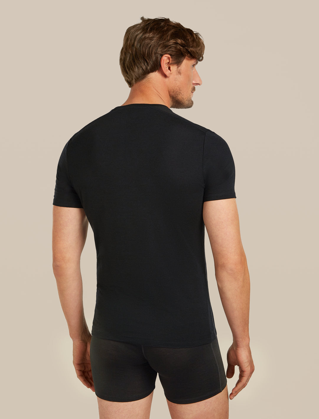 Mens Anatomica SS Crewe Black 103033