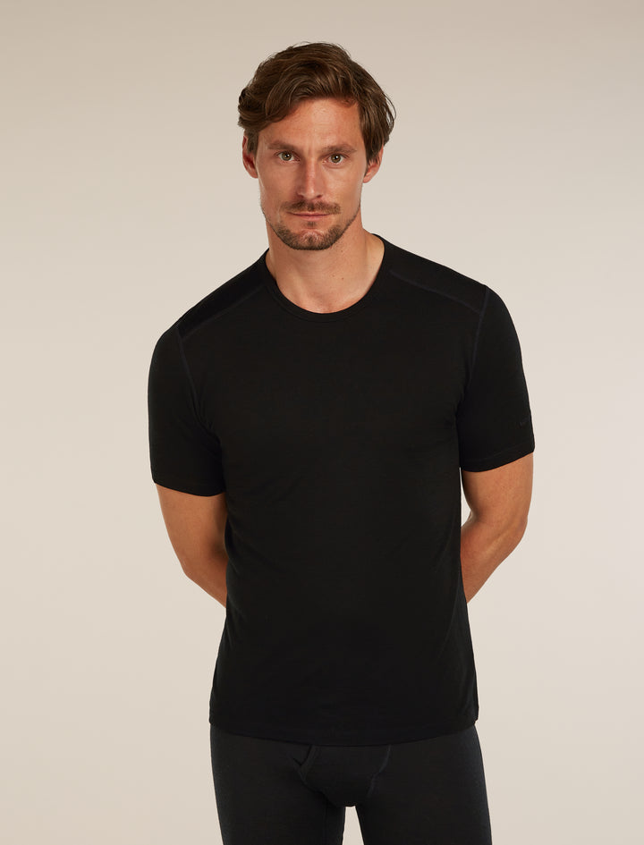Mens 200 Oasis SS Crewe Black 104509