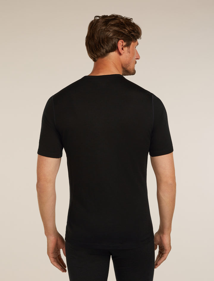 Mens 200 Oasis SS Crewe Black 104509